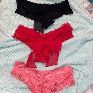 3 pairs of new VS underwear size M